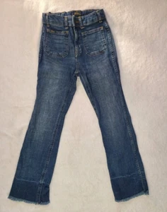 Polo Ralph Lauren Flare Denim Cotton Girls Blue Jeans Pant Medium (8-10) - Picture 1 of 6
