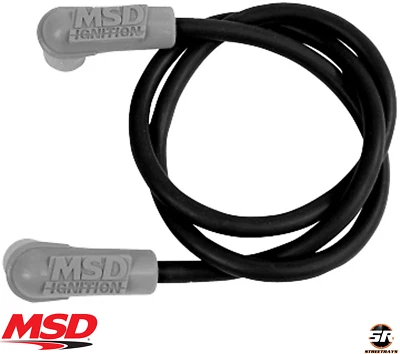 MSD 84033 8.5mm Replacement Super Conductor HEI Black Coil Wire 18" Long - Изображение 1 из 2