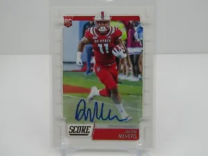 JAKOBI MEYERS 2019 SCORE ROOKIE RC AUTOGRAPH AUTO- NC STATE!! - Picture 1 of 2