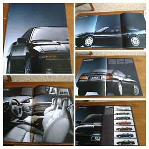 Toyota Supra mk3 MA70 1989 1990 gedruckt 1991 1992 Broschüre deutsche Textfarbe 