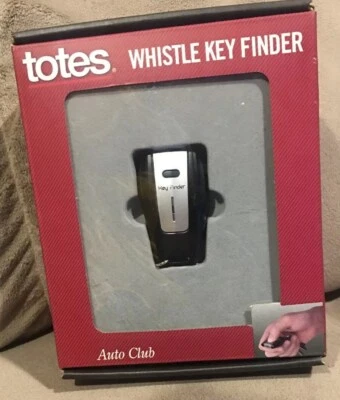 Totes Whistle Key Finder Keychain with Built In LED Flash Light *on/off Switch - Image 1 of 4