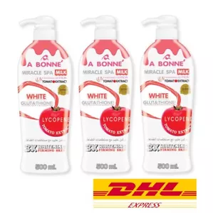 3 x A Bonne' Lotion Miracle Spa Milch Tomatenextrakt Kollagen feuchtigkeitsspendend 500ml - Bild 1 von 6
