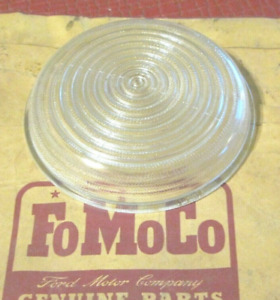 NOS 1949-1950 Lincoln Dome Lamp Lens, glass!