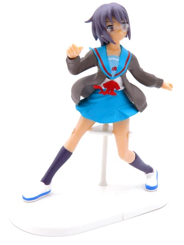 Suzumiya Haruhi Figure - 2007 Nagato Yuki - Bandai HGIF 4" Statue Anime Cover