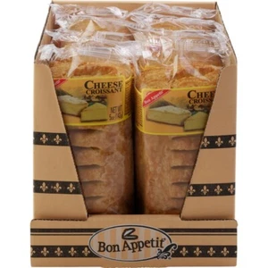 Bon Appetit Cheese Croissant 16ct - 5oz Flaky & Delicious Pastry Snacks, Treats - Picture 1 of 1