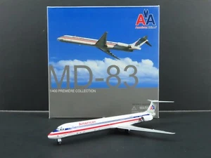 1:400 Dragon Wings 55289 Die-Cast American McDonnell Douglas MD-83 Airliner - Picture 1 of 14