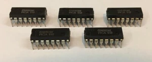 RCA CD4050 MC14050 BÚFER HEXAGONAL NO INVERSOR IC, DIP-14, QTY 5, NUEVO - Imagen 1 de 4