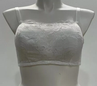 Comfort Choice Women’s Bra Size 40C White Lace Full Coverage - Image 1 of 4