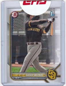 2022 Bowman Prospect Zayed Salinas 1st Bowman Topps Sealed