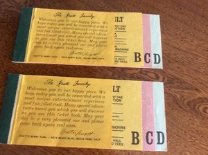Vintage Knott’s Berry Farm Super Bonanza Tickets für Erwachsene und Kinder. - Bild 1 von 6