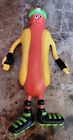 Nathan's Loose Bendable Rubber Figure Hot Dog Toys 1992 Franksters Rollerblades