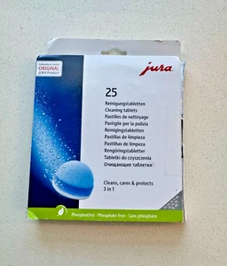 Jura 3-Phase Cleaning Tablets 25045 | Espresso Machines 25 Count - Picture 1 of 8