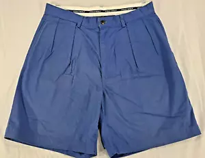 Vintage Polo Ralph Lauren Shorts Herren 32 Golf Chino Plissee Baumwolle Twill 90er - Bild 1 von 10