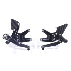 MG Biketec Rückfahrset schwarz feste Fußrasten TRIUMPH Street Triple 675 RX 2013-16 - Bild 1 von 8