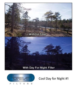 Formatt 4X4" Cool Day For Night 1 Glass Filter - Picture 1 of 3