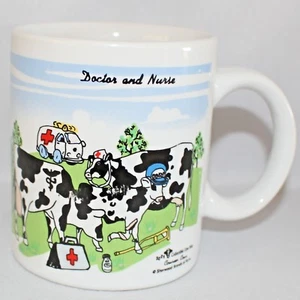 Coffee Cup Mug Cowreer Cows Doctor Nurse Dairy Farmer 2001 - Picture 1 of 11