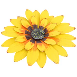 Garden Flower Wall Art Metal Garden Wall Art Metal Hanging Decoration - Picture 1 of 12