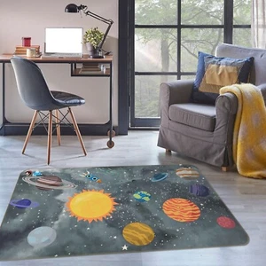 3D Cartoon Galaxy R058 Antirutsch Teppich Matte Rund Elegant Carpet Panda - Bild 1 von 5