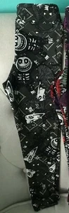 LuLaRoe Disney Nightmare Before Christmas Kids S/M Leggings - Picture 1 of 3
