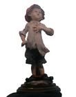 Figurine Armani Capodimonte Giuseppe Italie Signée Statue Belle Décor Enfant