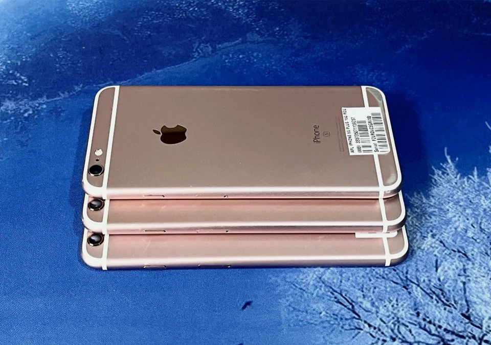 Smartphone Apple iPhone 6s Plus 16GB Oro Rosa (A1687) Desbloqueado de fábrica Lote de 3 Foto 1 de 2