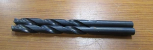 💥2) NEW HERTEL 19/64" 118° BLACK JOBBER DRILL BIT LOT OF 2 - Picture 1 of 4