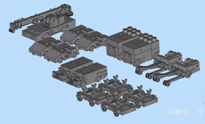 Vehículos terrestres chinos basados en transportistas 1/700 1/350 1/2000 1/1250 - Imagen 1 de 7
