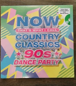 Verschiedene Künstler - NOW Country Classics: 90s Dance Party - 2LP Yellow & Green Viny - Bild 1 von 5