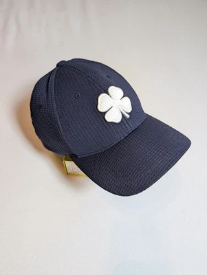Gorra ajustada azul tejido gofre negro Clover Live Lucky Flex L/XL ajuste con memoria Foto 1 de 4