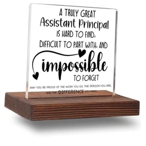 Office Decor Gifts for Women Men Appreciation Thank You Assistant Principal - Picture 1 of 7