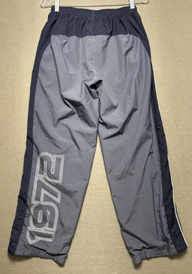 Винтажный Nike трек брюки молодежи XL (18-20) серый синий бегун Snap мешковатые Y2K фигурист - Изображение 1 из 4