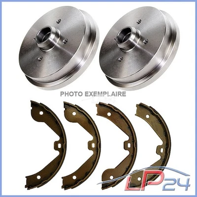 2X TAMBOUR DE FREIN+MÂCHOIRES DE FREIN ARRIÈRE POUR SEAT CORDOBA IBIZA 2 99-02 - Photo 1/3