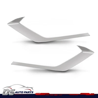 Fit For 2019-2022 Volvo V60 S60 Lower Bumper Chrome Trim Front Left & Right Side - Image 1 of 4