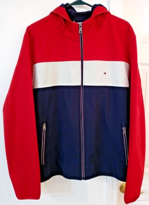 Tommy Hilfiger Men's Hoodie Jacket, Soft Shell, Water & Wind Resistant, Size XL - Image 1 of 4