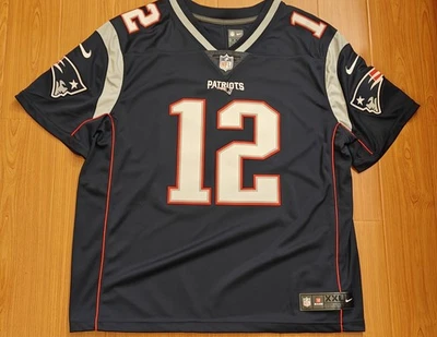 Camiseta deportiva para hombre Nike Tom Brady New England Patriots Elite Vapor Limited NFL talla 2XL Foto 1 de 4