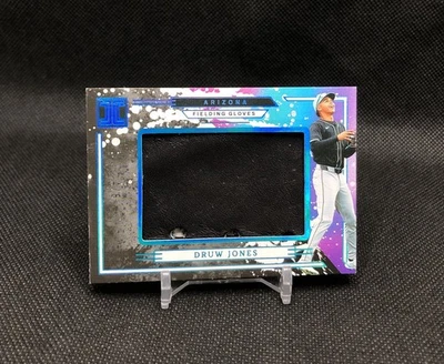 2025 Impeccable Druw Jones JUMBO PATCHES /6 FIELDING GLOVE PATCH SSP RC #IJP-DJ - Image 1 of 4