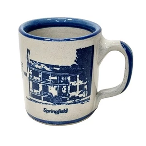 Louisville Stoneware Springfield Fraternity USA Vtg Mug Cottagecore Aesthetic - Picture 1 of 8