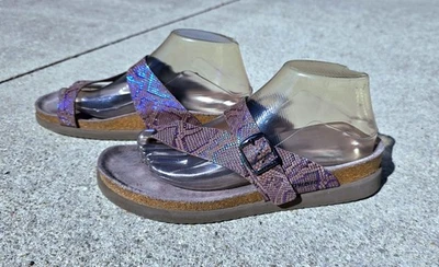 Sandalias Mephisto Cuero Punta Lazo Helen Serpiente Metálica Mujer EU 39 US 9 Foto 1 de 4