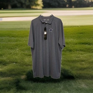 Polo uomo Dallas Cowboys Antigua manica corta taglia 2XLT NFL abbigliamento squadra - Foto 1 di 13