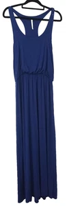 Jollie Usa Sleeveless Royal Blue Long Maxi Dress Size L - Picture 1 of 3