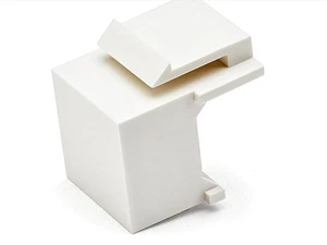 50 pcs Snap-in Keystone Blank Insert filler RJ45 Wall Plate-Patch Panel White - Picture 1 of 5