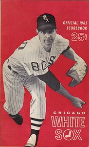 1965 baseball program, Chicago White Sox vs. Baltimore Orioles, unscored  - Picture 1 of 1