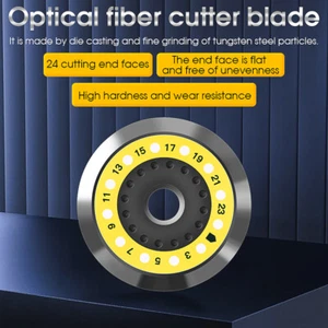 AUA-X1 AUA-X2 Spare Blade Optical Fiber Cutter Blade Fiber Cleaver 24 Face Blade - Picture 1 of 11