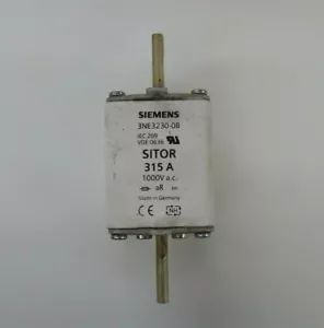 Siemens 315A C00 NH Sicherung - 3NE3230-0B - Bild 1 von 3