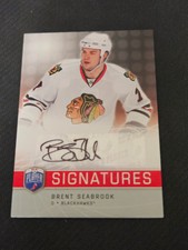 2008-09 UPPER DECK BE A PLAYER BRENT SEABROOK S-SE AUTO SIGNATURES AUTOGRAPH