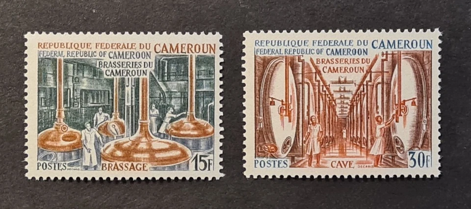 JUEGO CAMERÚN FRANCÉS XF MNH DESTILACIÓN DESTILERÍA INDUSTRIA DEL ALCOHOL Foto 1 de 1