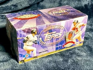 1996 Topps Series 2 Factory Sealed Jumbo Wax Baseball Card Box - Picture 1 of 2