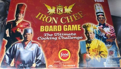New Tomy Iron Chef The Ultimate Cooking Challenge Board Game 2003  - Image 1 of 2