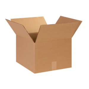 25 - 14 x 14 x 10 Corrugated Shipping Boxes Storage Cartons Moving Packing Box - Picture 1 of 2