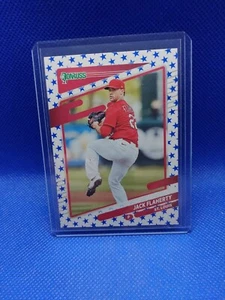 2021 Panini Donruss Jack Flaherty Independence Day Parallel #153 Cardinals - Bild 1 von 2